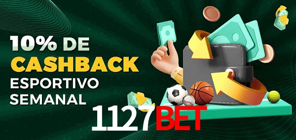 10% de bônus de cashback na 1127Bet